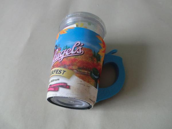 Multipurpose dye sublimation neoprene cola coffee cup sleeve cover and wristband