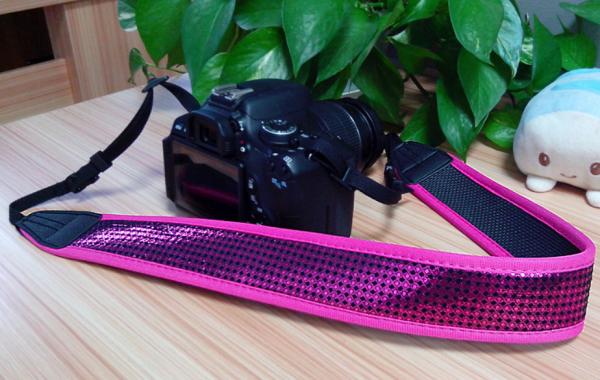 Quickrelease textured neoprene DSLR camera neck belt strap for Canon with