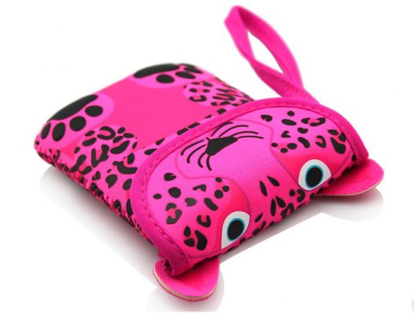 phone accessries china wholesale neoprene phone case with cute animal pattern