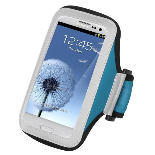 Adjustable neoprene sport armband case with pu frosted for apple iphone 5