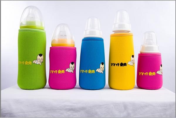 neoprene baby's nursing bottle cooler holder / nursing milk bottle pouch warmer