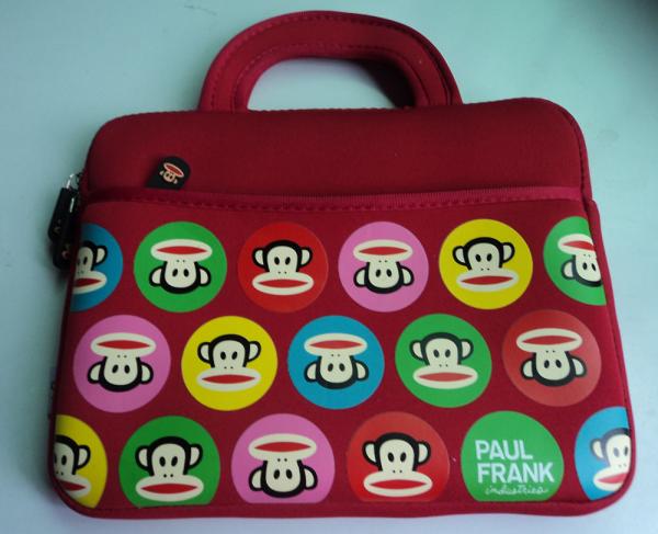 Paul Frank High grade portable neoprene Laptop bag with supersoft velvet inside