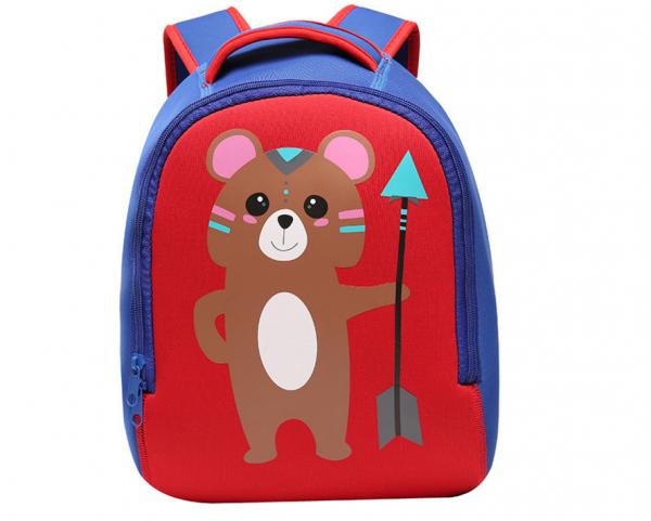 High Quality Material Waterproof Neoprene Kids Backpack Animal Children Bag Boys